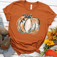 Beautiful Watercolor Pumpkin Fall Thanksgiving Tee