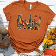 Thankful Grateful Fall Thanksgiving Tee