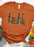 Thankful Grateful Fall Thanksgiving Tee