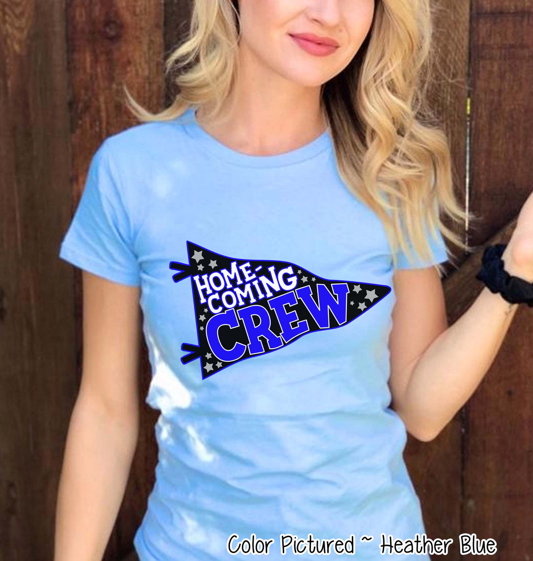 Custom Homecoming Crew Pennant Tee