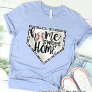 Baseball Home Sweet Home Fan Tee