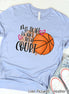 My Heart is On That Court Basketball Mom Tee