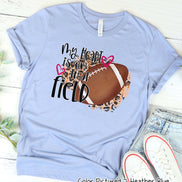 My Heart is On That Field Football Mom Tee
