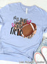 My Heart is On That Field Football Mom Tee