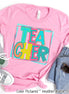 Neon Retro Fun Teacher Tee