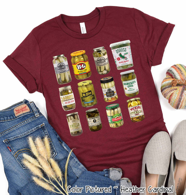 Vintage Canned Pickles Fun Fall Tee