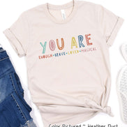 You Are Enough Motivational Encouraging Tee