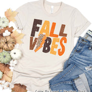 Retro Fall Vibes Lighting Fall Tee