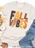 Retro Fall Vibes Lighting Fall Tee
