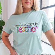 Doodle School Teacher Grade Tee