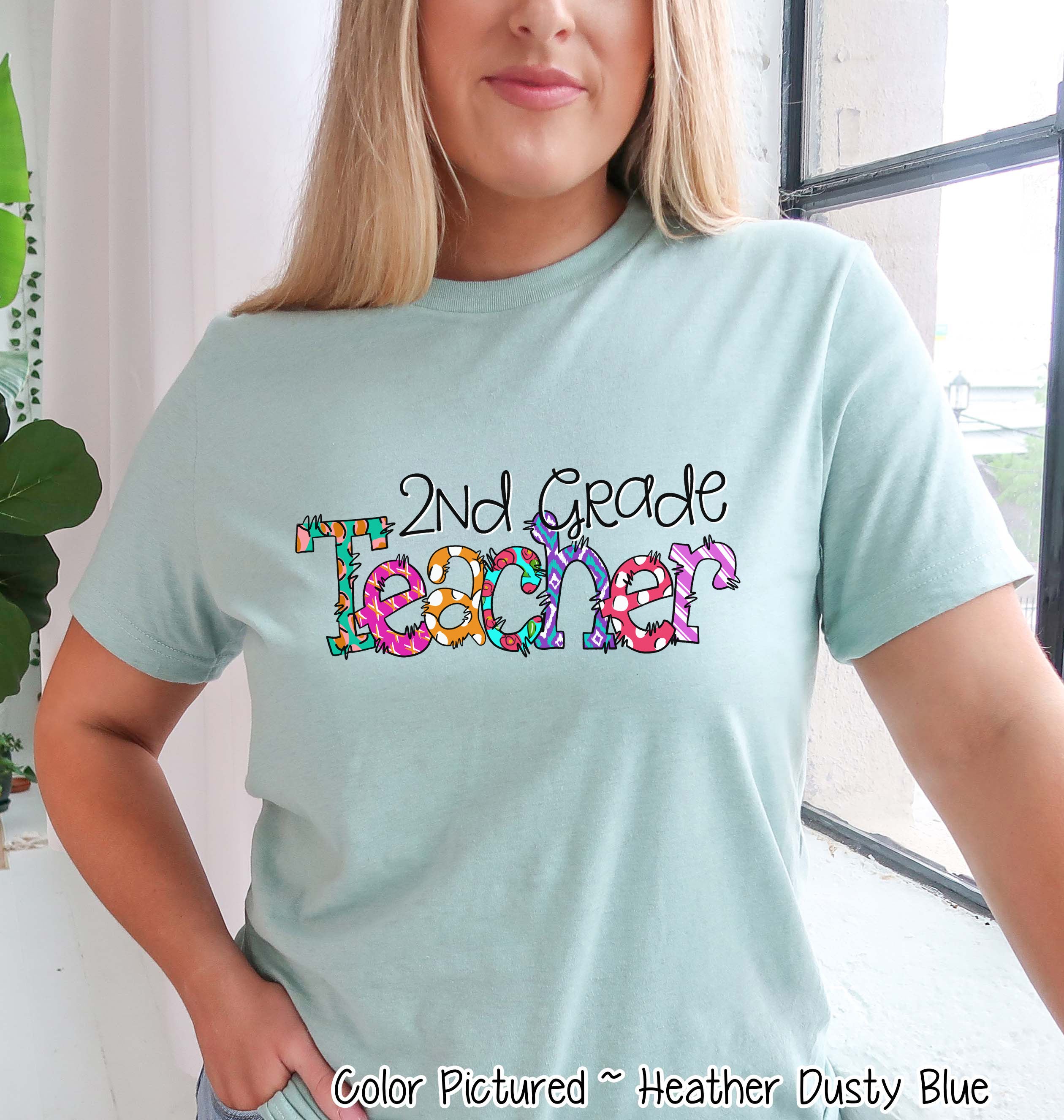 Doodle School Teacher Grade Tee