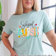 School Nurse Cute Doodle Icon Tee