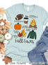 Fall Favorites Doodles Tee
