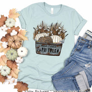 Rustic Farm Fresh Pumpkins Fall Thanksgiving Tee