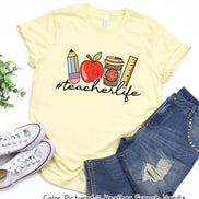 Monogram Teacher Life Tee