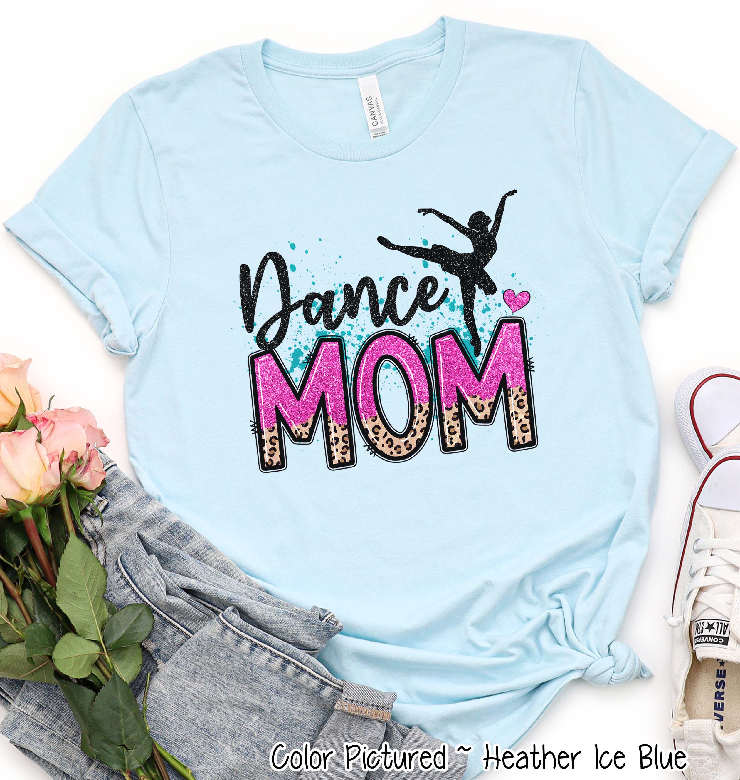 Pink and Leopard Dance Mom Tee