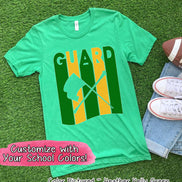 Personalized Color Guard Matching Team Tee