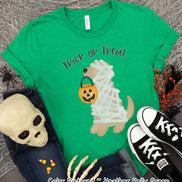 Yellow Lab Mummy Dog Lover Halloween Tee