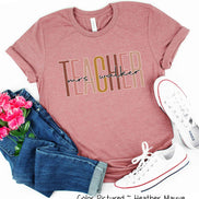 Personalized Back to School Teacher Name Tee