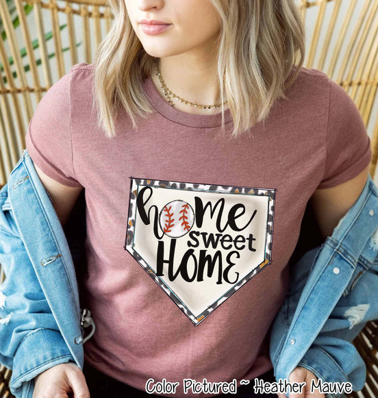 Baseball Home Sweet Home Fan Tee
