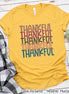 Thankful Stack Fall Thanksgiving Tee