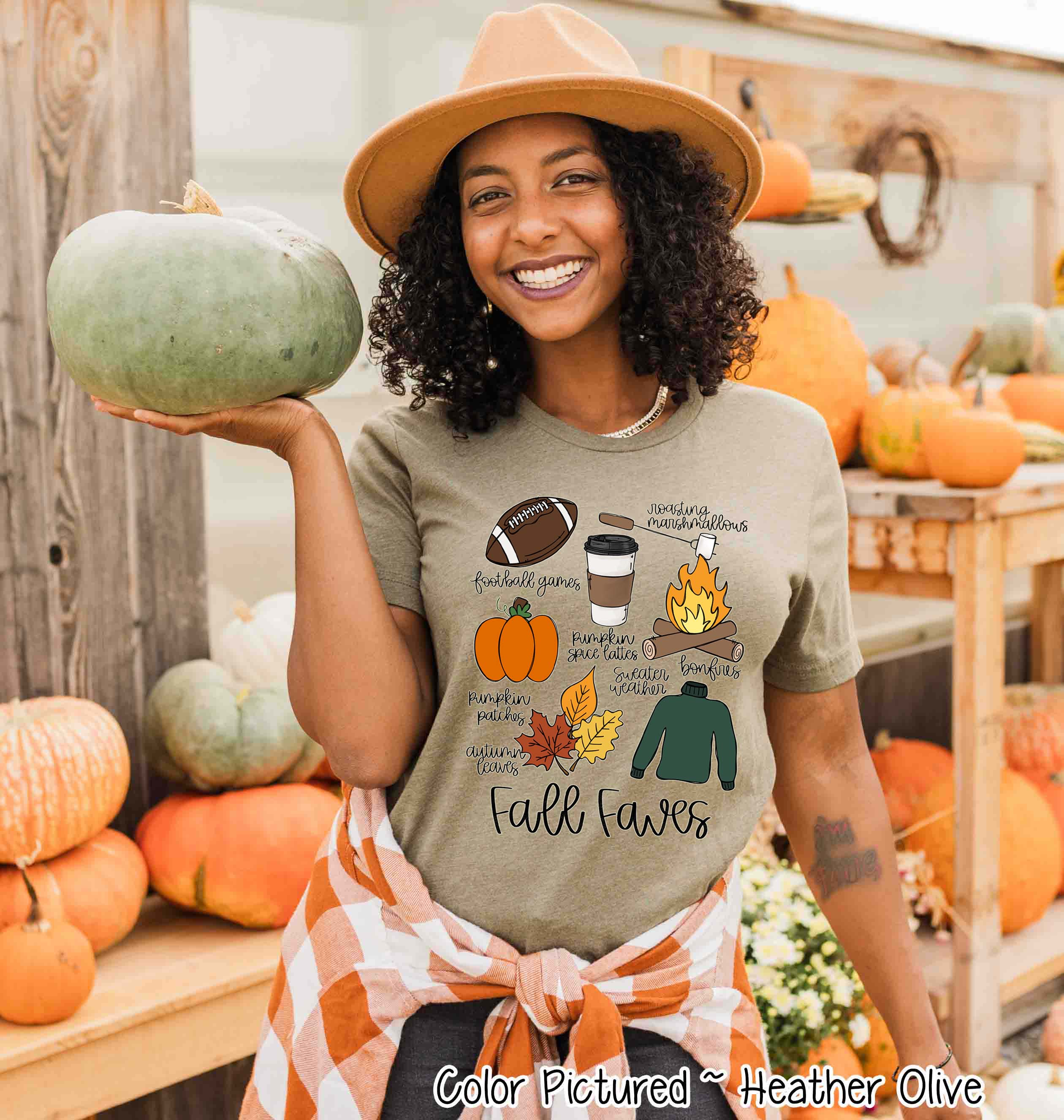 Fall Favorites Doodles Tee