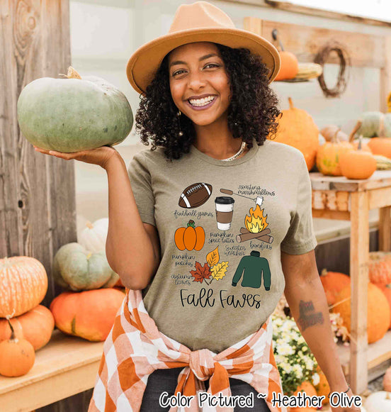 Fall Favorites Doodles Tee