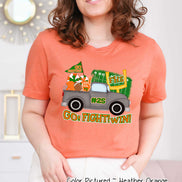 Personalized Cute Football Truck Game Day Fan Tee