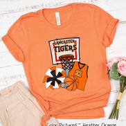 Personalized Basketball Goal and Jersey Fan Tee