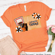 Personalized Basketball Court Fan Tee