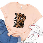 Leopard Varsity Letter School Staff Tee