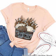 Rustic Farm Fresh Pumpkins Fall Thanksgiving Tee