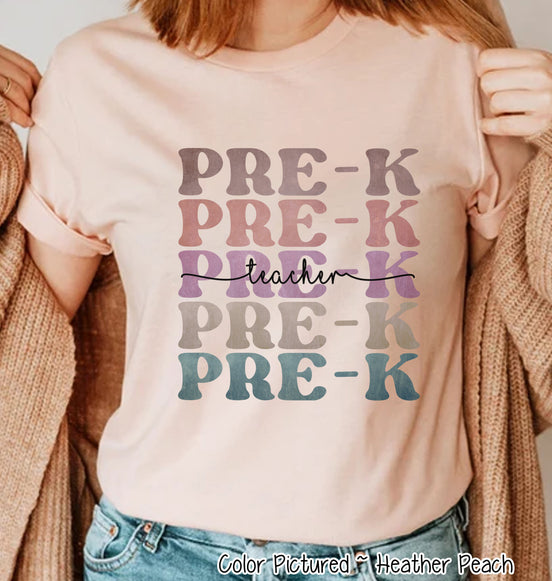 Custom Retro Mirror School Teacher Grade Tee
