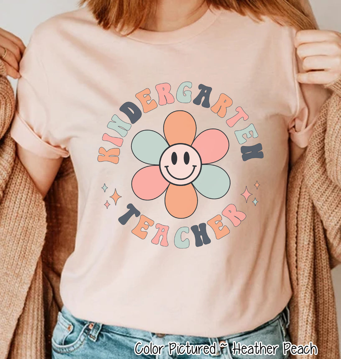 Retro Daisy School Teacher Grade Tee