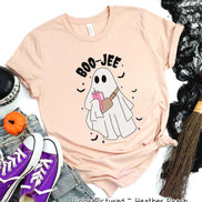 BooJee Ghost Cup and Crossbody Bag Halloween Tee