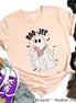 BooJee Ghost Cup and Crossbody Bag Halloween Tee