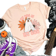 My Dog Is My Boo Cute Dog Lover Halloween Tee