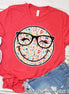 Cute Alphabet Retro Smile School Tee