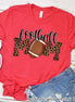 Leopard Football Mom Tee