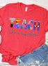 Teach Like a Superhero Themed Teacher Tee