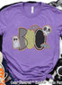 Boo Ghost Bat Skull Halloween Tee