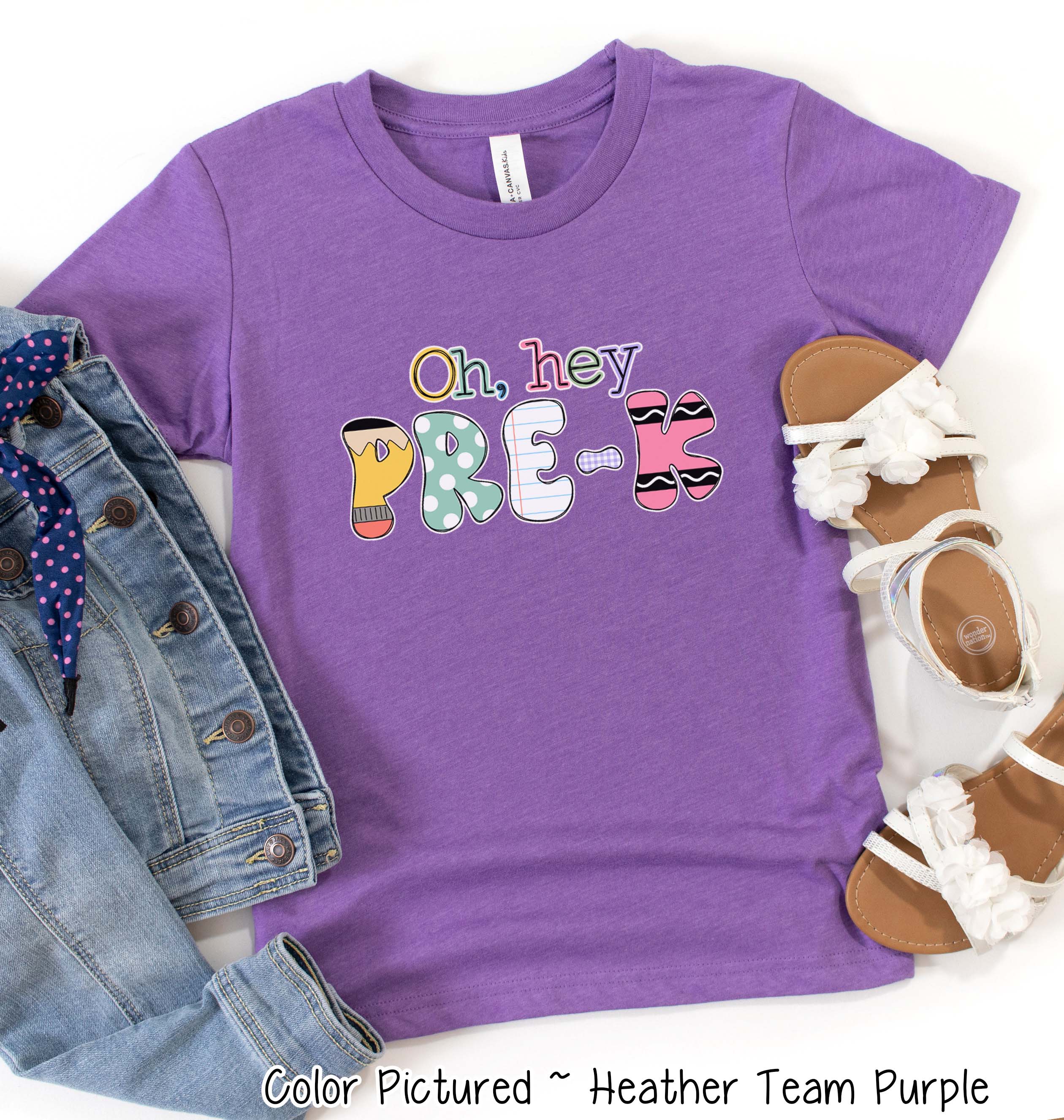 Hey Pre-K Back to School Tee