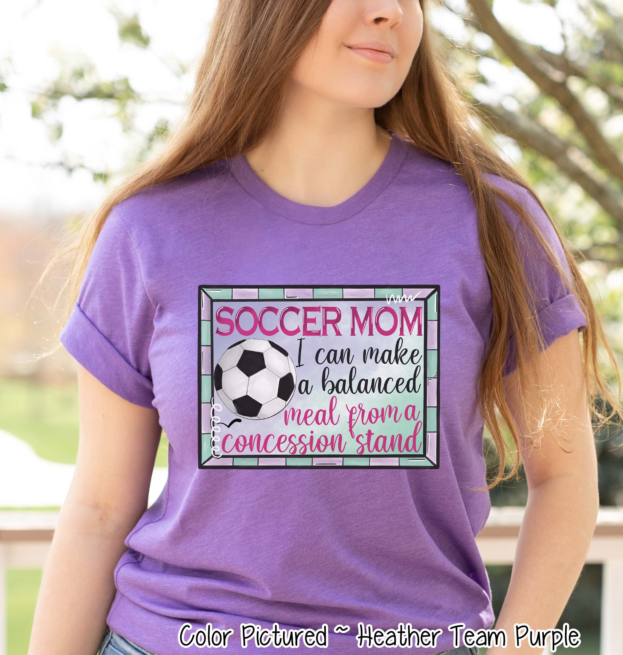 Soccer Mom I Can Make a Balanced Dinner at Concessions Tee