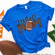 Leopard Football Mom Tee