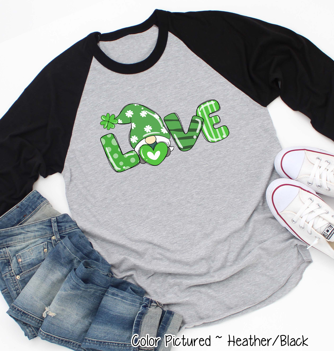 Gnome LOVE St Patricks Day Tee