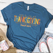 Enter His Gats with Thanksgiving Faith Fall Tee