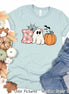 Boo Cute Ghost and Pumpkin Halloween Tee