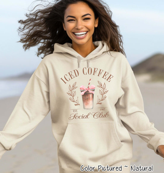 Coquette Iced Coffee Social Club Tee and Sweatshirt
