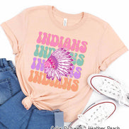 Preppy Star Eyed Mascot Game Day Tee