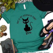 Black Cat Boo This Is My Halloween Shirt Halloween Tee